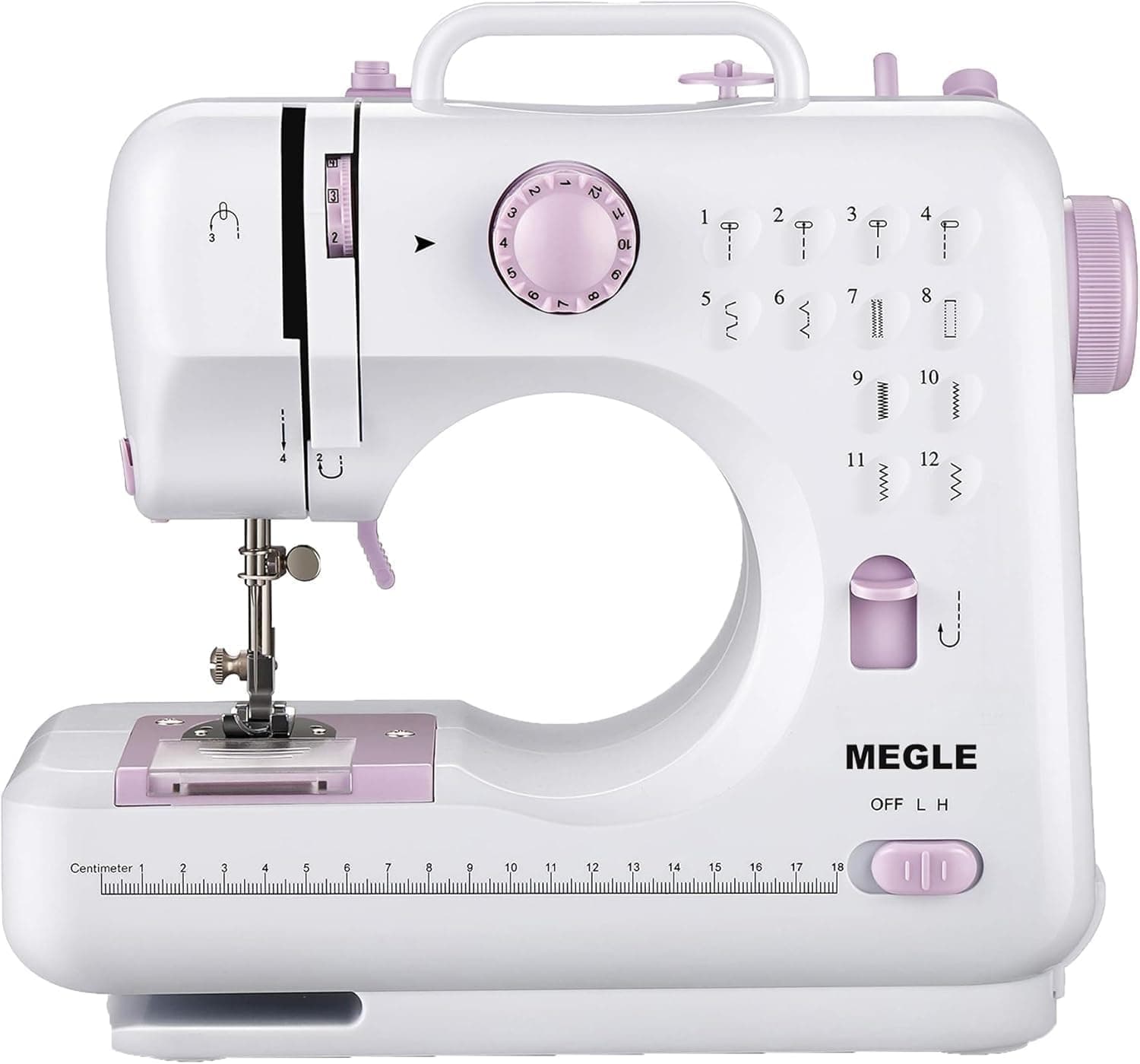 Sewing Machine Portable Sewing Machine for Beginners, Mini Multifunctional Household Sewing Machine with 12 Built-in Stitches, Foot Pedal, and Accessories Kit for Home DIY Projects & Gift wholesale product from Dubai Wholesale Hub